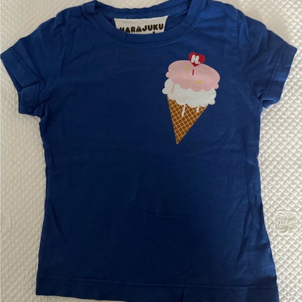 Blue Ice Cream Kids T-Shirt